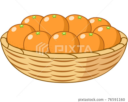 Basket-filled oranges Basket-filled oranges 76591160
