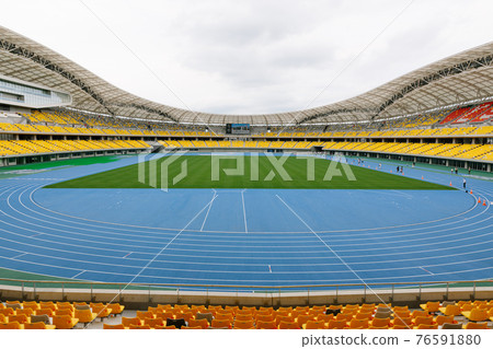 [Tochigi Prefecture] Kanseki Stadium, a newly completed athletics stadium 76591880