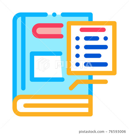 regulations policy color icon vector illustration sign regulations policy color icon vector illustration sign 76593006