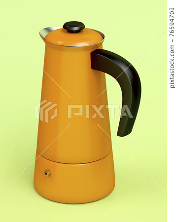 Orange moka pot Orange moka pot 76594701