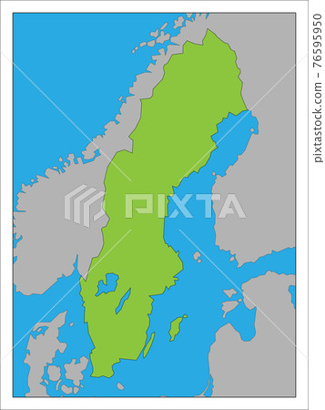 It is a map of Sweden. It is a map of Sweden. 76595950