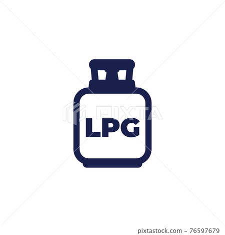 LPG tank, gas cylinder icon LPG tank, gas cylinder icon 76597679