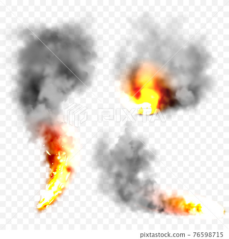 smoke and fire clipart pictures