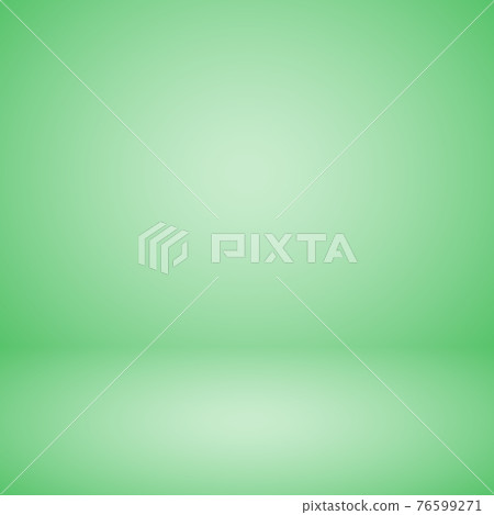 Empty pastel green studio abstract background with spotlight effect. Product showcase backdrop. Stage lighting. Vector illustration. 76599271
