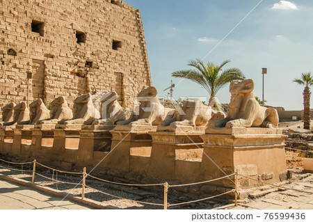 Ruins of the Egyptian Karnak Temple, the largest open-air museum in Luxor Ruins of the Egyptian Karnak Temple, the largest open-air museum in Luxor 76599436