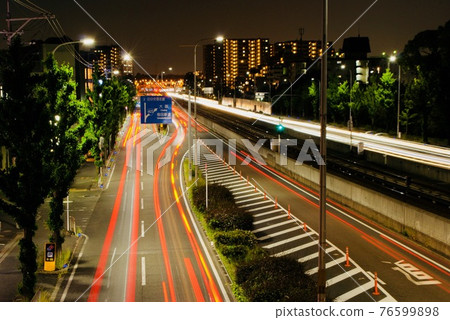 Avenue at night Avenue at night 76599898