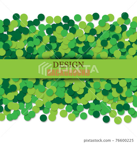 Vector illustration with green confetti celebration background Vector illustration with green confetti celebration background 76600225