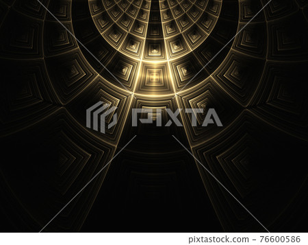 Fractal illustration of the Pantheon Ceiling Fractal illustration of the Pantheon Ceiling 76600586