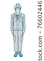 Vector illustration of men in work clothes wearing a helmet 76602446