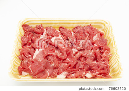 Beef in a foam tray Beef in a foam tray 76602520