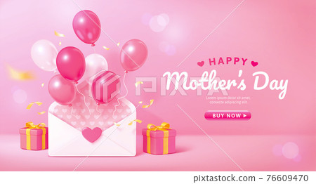 Mother's Day web event template 76609470