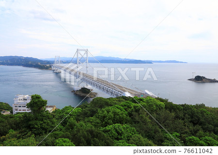 從大鳴門大橋展望台看到的大鳴門大橋 76611042