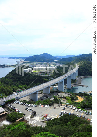 Naruto townscape seen from the Onaruto Bridge observatory 76611246