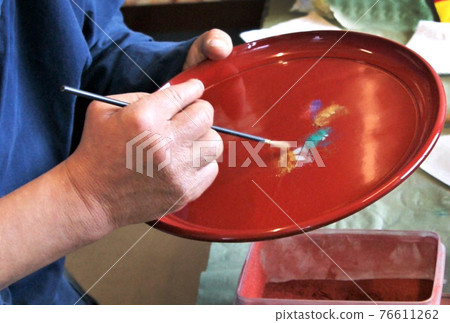 Laquer ware town Kuroe Makie, Kainan City, Wakayama Prefecture 76611262