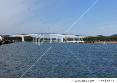 Urado Bridge (looking toward Urado Bay from the open ocean side) 76613627