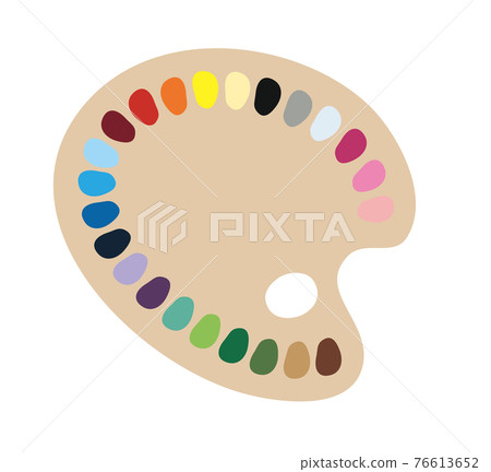 油畫調色板 76613652