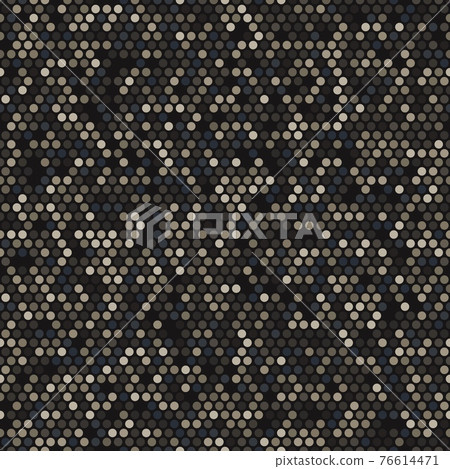 Military camouflage seamless pattern. Urban digital pixel style. 76614471