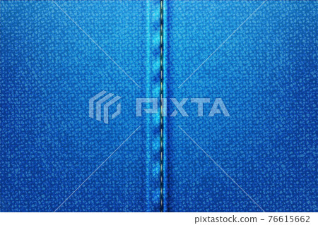 Denim rectangular background.Blue rough vector texture zwith threads. Denim rectangular background.Blue rough vector texture zwith threads. 76615662