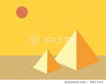 背景材料金字塔沙漠 背景材料金字塔沙漠 76617241