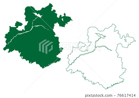 Chhota Udaipur district (Gujarat State, Republic of India) map vector illustration, scribble sketch Chhota Udaipur map Chhota Udaipur district (Gujarat State, Republic of India) map vector illustration, scribble sketch Chhota Udaipur map 76617414