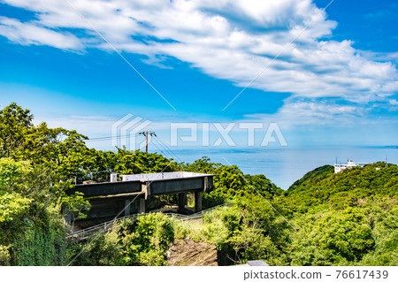 Scenery of Tokyo Bay side seen from Kyonan Observatory in Kyonan Town, Awa District, Chiba Prefecture 76617439