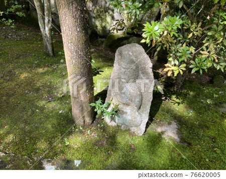 在森林裡的石頭雕像 76620005