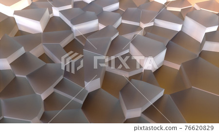 Cracked polygons surface abstract background. Cracked polygons surface abstract background. 76620829