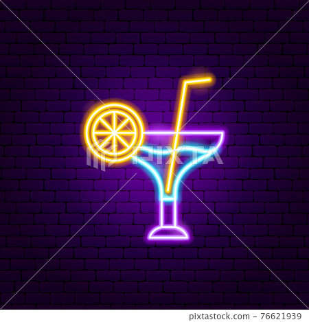 Cocktail Drink Neon Sign Cocktail Drink Neon Sign 76621939