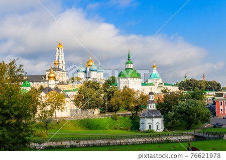 View of Trinity Lavra of St. Sergius in Sergiev Posad, Russia View of Trinity Lavra of St. Sergius in Sergiev Posad, Russia 76621978