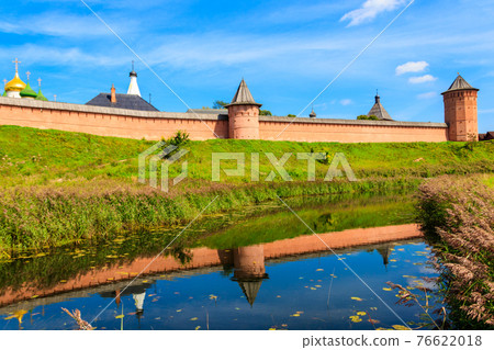 Monastery of Saint Euthymius wall in Suzdal, Russia 76622018