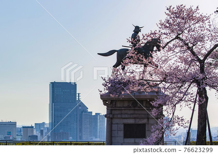 Statue of Masamune Date, Aoba Castle Ruins 76623299