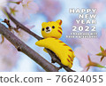 2022 Tiger Year New Year's card template photo 2022 Tiger Year New Year's card template photo 76624055