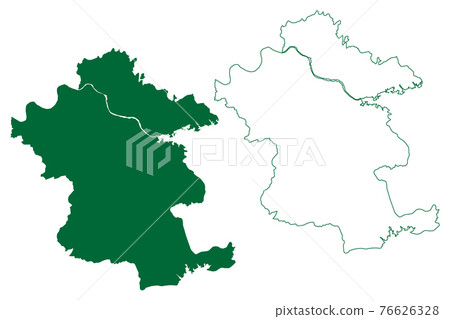 Narmada district (Gujarat State, Republic of India) map vector illustration, scribble sketch Narmada map Narmada district (Gujarat State, Republic of India) map vector illustration, scribble sketch Narmada map 76626328