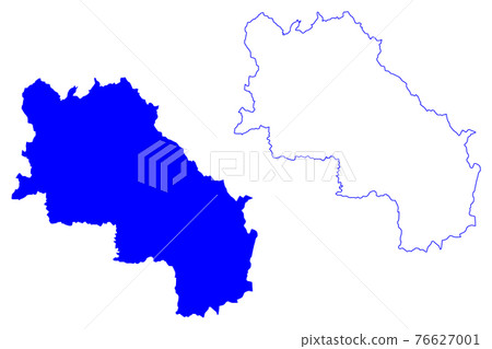 Siena province (Italy, Italian Republic, Tuscany or Toscana region) map vector illustration, scribble sketch Province of Siena map 76627001