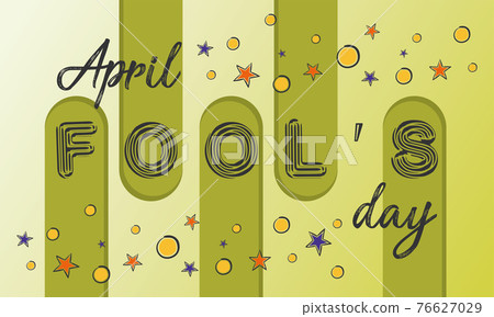 April fool day banner April fool day banner 76627029