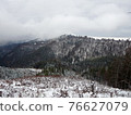 winter country,  snow in mountains 76627079