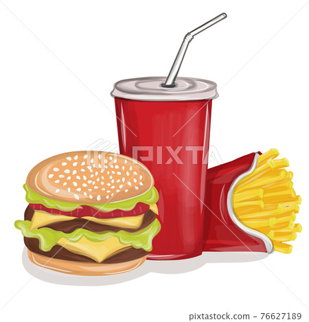 Fast food set Fast food set 76627189