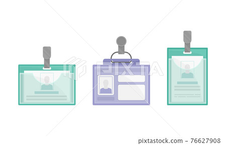 Name Badges or Name Tags Made of Lightweight Plastic with Backing for Wearing on Clothing Vector Set Name Badges or Name Tags Made of Lightweight Plastic with Backing for Wearing on Clothing Vector Set 76627908