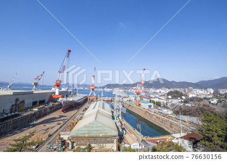 廣島縣吳市：從山上眺望歷史的吳市 76630156