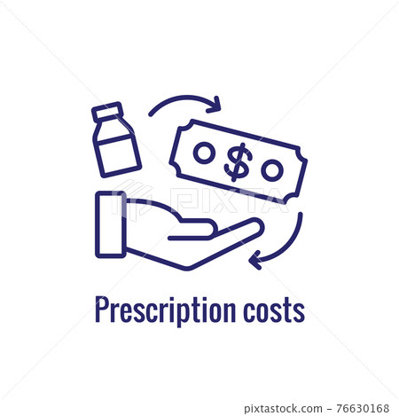 Pharmacy icon with an aspec of the pharma business - outline icon Pharmacy icon with an aspec of the pharma business - outline icon 76630168