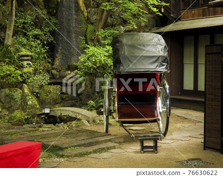 日本花園和人力車 76630622