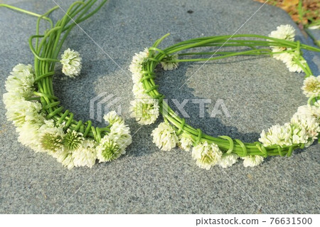 White clover wreath corolla wreath 76631500