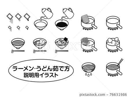 拉麵·烏冬面煮法圖解 拉麵·烏冬面煮法圖解 76631986