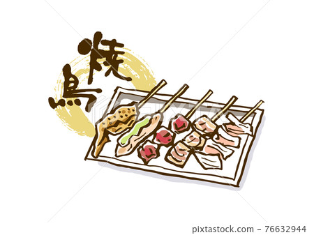 Yakitori-Plate-Vector Yakitori-Plate-Vector 76632944