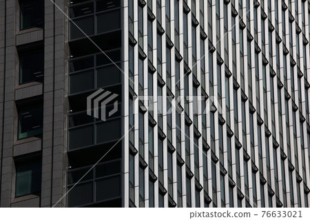 Skyscraper with beautiful exterior wall design 76633021