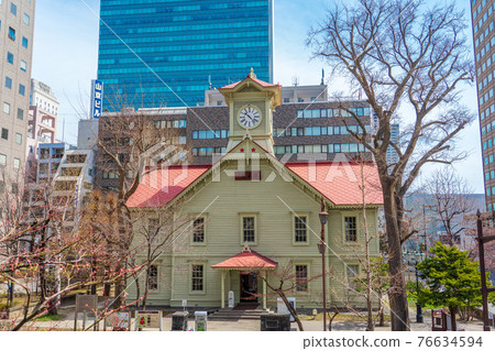 Sapporo clock tower Sapporo clock tower 76634594