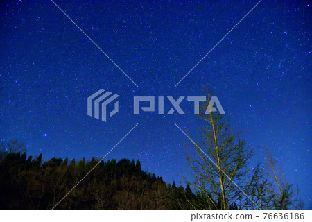 Starry sky night sky starry sky image Starry sky night sky starry sky image 76636186