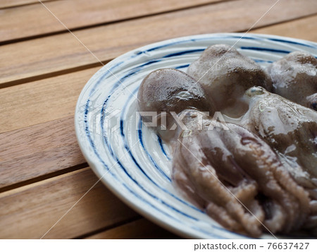 Fresh natural seafood squid, food ingredient Fresh natural seafood squid, food ingredient 76637427