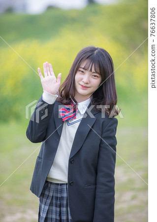 Rape blossoms and high school girls 76637806