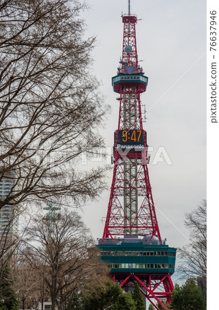 Sapporo TV Tower Urban Landscape Olympic Marathon 76637946